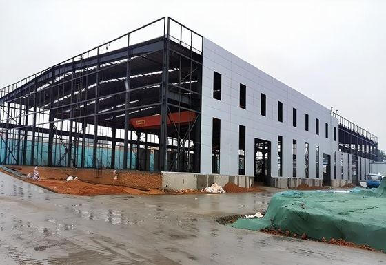 कस्टम ओवरहेड क्रेन 1 - 20 टन स्टील संरचना फ्रेम वेयरहाउस कार्यशाला