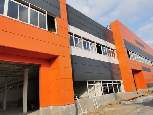 लचीला लेआउट के साथ प्रीफैब भारी स्टील संरचना कार्यशाला धातु कार्यशाला भवन
