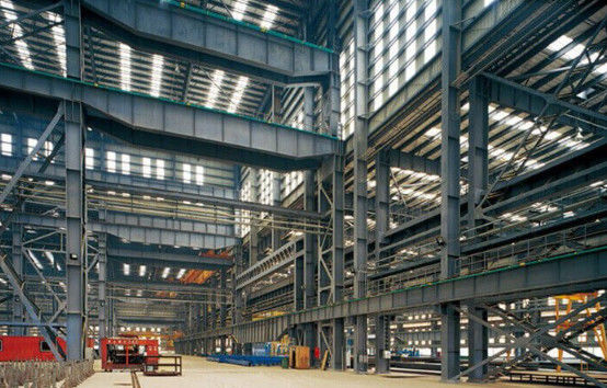 कस्टम Q355B प्री-इंजीनियर मॉड्यूलर प्रीफैब इंडस्ट्रियल वेयरहाउस स्टील स्ट्रक्चर बिल्डिंग निर्माण