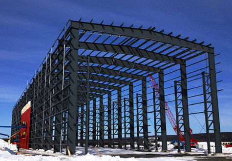 आधुनिक औद्योगिक पूर्वनिर्मित इस्पात संरचना कार्यशालाओं के लिए हल्के डिजाइन के साथ बड़ी कार्यशाला अनुप्रयोग