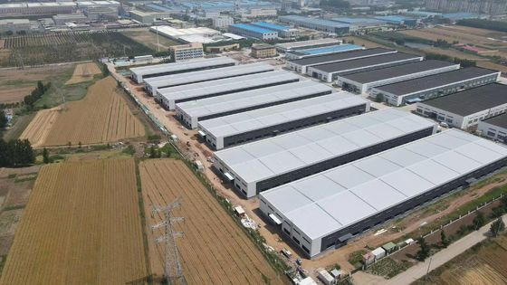 कस्टम त्वरित आसान स्थापित पूर्वनिर्मित इस्पात रसद भंडारण वितरण क्षेत्र