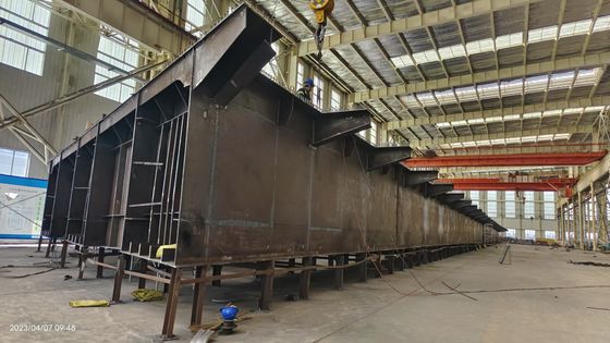 राजमार्ग रेल परियोजनाओं के लिए उच्च शक्ति कस्टम स्टील बेलडर ब्रिज