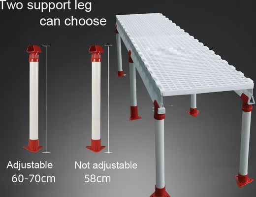 बकरी फार्म प्लास्टिक स्लैटेड फ्लोर ब्रोइलर हाउस सफेद/अनुकूलित