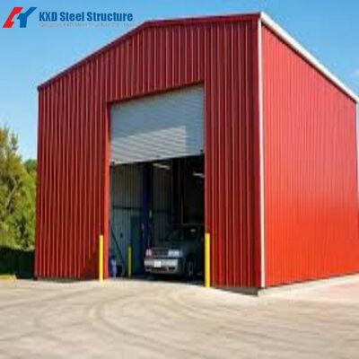 धातु संरचना पूर्वनिर्मित भवन इस्पात संरचना 3 डी मॉडल डिजाइन के साथ ऊंची इमारत