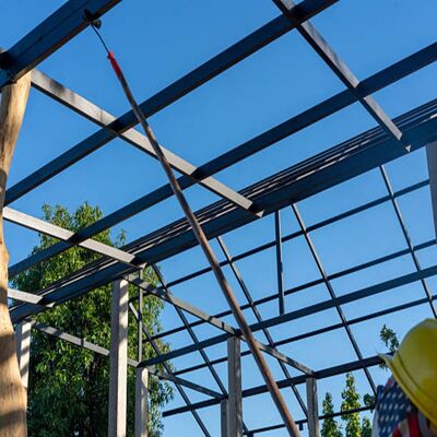 औद्योगिक उपयोग के लिए एंटी-कोरोसिव लार्ज स्पैन पर्यावरण के अनुकूल स्टील स्ट्रक्चरल प्लांट