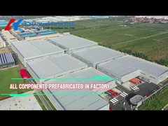 पोर्टल फ्रेम इस्पात संरचना भवन गोदाम पूर्व इंजीनियर धातु वाणिज्यिक भवन