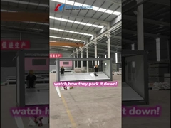 फोल्डिंग कंटेनर हाउस- त्वरित स्थापना